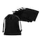 Shintop 10pcs Velvet Drawstring Bags Wedding Gift Bags Velvet Cloth Jewelry Pouches Black