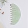 BoAn Natural Jade Head Massager 2 Pcs MultiFunctional Massager for Head Caring and Acupoint Treatment Guasha Scraping Scalp Comb