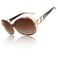 CGID Trendy Oversized Sunglasses Womens Ladies Polarized Retro Frame UV400 Shades Gradient Brown