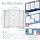Safety Innovations Twin Door Baby Safety Outlet Cover Box for Babyproofing Outlets More Interior Space for Extra Large Electrical Plugs and Adapters Easy to Install Easy to Use 2Pack