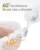 Laifen Wave Special Electric Toothbrush New 2025 Version Oscillation Vibration Sonic Electric Toothbrush for Adults with App 2 Brush Heads IP68 Waterproof Travel Powered Toothbrush Matte White