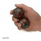 Top Chi Bloodstone Baoding Balls for Hand Therapy Exercise and Stress Relief Large 2 Inch with Stand