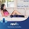 REVIX Large Leg Ice Pack Reusable Gel Ice Wrap with 3 Straps for Leg Hip Thigh Knee and Shin Cold Compress Therapy for PostWorkout Recovery Navy