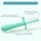 grabease DoubleSided Training Toothbrush Toothbrush for Toddlers 13 with Soft Silicone Bristles AntiChoke Shield Ergonomic DualSided Design for Motor Skills 1 Count Mint 12mo