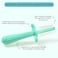 grabease DoubleSided Training Toothbrush Toothbrush for Toddlers 13 with Soft Silicone Bristles AntiChoke Shield Ergonomic DualSided Design for Motor Skills 1 Count Mint 12mo