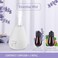 HAPPTWS Essential Oil Diffuser Waterless Diffuser 3 Timer Settings Battery Powered for Bedroom Yoga Room Toilet Pet Room White