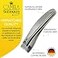 Camila Solingen CS14 25 Fingernail Clipper and Toenail Clipper for Manicure and Pedicure Professional Nail Clippers with Precision Super Sharp Blades German Stainless Steel Cuticle Trimmer