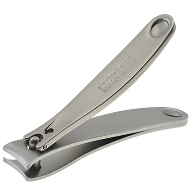 Camila Solingen CS14 25 Fingernail Clipper and Toenail Clipper for Manicure and Pedicure Professional Nail Clippers with Precision Super Sharp Blades German Stainless Steel Cuticle Trimmer