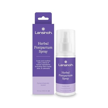 Lansinoh Herbal Perineal Spray Postpartum Essentials 35 Ounces