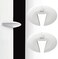 Neobay Door Pinch Guard and Door Slam Stopper Durable Silicone Door Finger Pinch Guard Prevents Slamming on Heavy Doors NonToxic Pet Friendly White 2 Packs