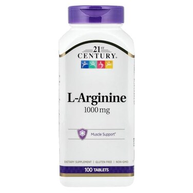 21st Century LArginine 1000mg Maximum Strength 100 ea