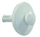 JR Products 95105 Single Stem PopUp Stopper White