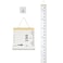 LoveNite Baby Growth Chart Height Wall Chart for Kids Wooden Frame Canvas Measurement Hanging Ruler for Childs Room Decoration 79 x 79inWhite
