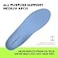 Superfeet AllPurpose Support Medium Arch Insoles Blue for Active Lifestyle with Medium Arch Support Men 11513 Women 12514