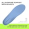 Superfeet AllPurpose Support Medium Arch Insoles Blue for Active Lifestyle with Medium Arch Support Men 11513 Women 12514