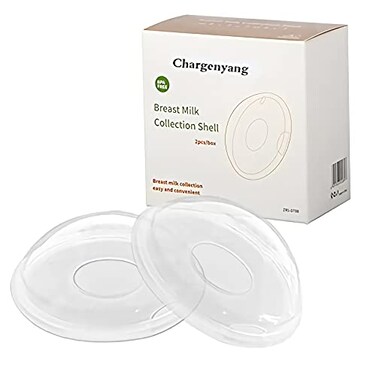 أكواب الرضاعة الطبيعية من Chargenyang، عبوة من قطعتين، لتجميع الحليب أثناء الرضاعة الطبيعية