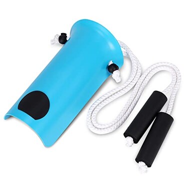 CAidRE Sock Aid Wide 393 Sock Aid with Foam Handles Sock Aide Device for Elderly Sock Helper Easy On Easy Off for Regular Socks Blue