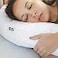 DMI Side Sleeper Pillow and Body Pillow Pregnancy Pillow with Contoured Support for Neck Back Hip Joint Pain and Sciatica Relief with Removable Washable Cover Firm Full Body Pillow Pack of 9