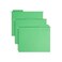 Smead FasTab Hanging File Folder 13Cut Builtin Tab Letter Size Green 20 Count 64098
