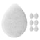 KOL Face Scrubber Coconut Infused Exfoliating Facial Cleansing Pads Disposable Exfoliator Face Sponge for Daily Cleaning and Makeup Removal 6 Count