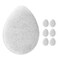 KOL Face Scrubber Coconut Infused Exfoliating Facial Cleansing Pads Disposable Exfoliator Face Sponge for Daily Cleaning and Makeup Removal 6 Count