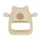 Nuby Silicone Wrist Teething Mitten Baby Teether Ring 3 Months Brown Bear