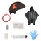 MedEduQuest Wound Packing Head Training KitWearable Bleeding Control Training for Medical Students First AidWound Training and Medical Classes Black