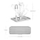 Ubbi OntheGo Drying Rack Bottle Brush Set Holds Up To 8 Bottles Gray