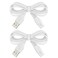 BOEEA 2 PCS Charger Cord Replacement for Pritech Electric Feet Callus Remover Foot Pedicure USB Power Adapter Charging Cable