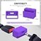 MORLIKE LIVING Morlike Silicone Seatbelt Secure Buckle Safety Cover Lock Purple 2 Pack