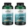 Swanson LLysine Amino Acid for Stress Antioxidant Nervous System Immune Support Aids Calmness Relaxation NonGMO 300 Capsules 2 Pack