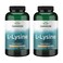 Swanson LLysine Amino Acid for Stress Antioxidant Nervous System Immune Support Aids Calmness Relaxation NonGMO 300 Capsules 2 Pack