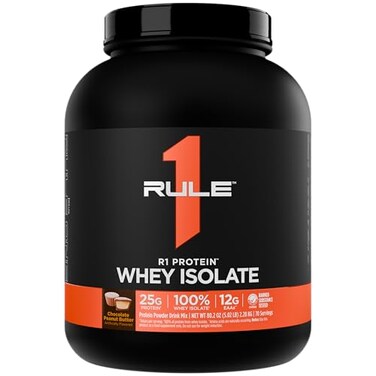 Rule 1 Proteins R1 Protein Whey Isolate Chocolate Peanut Butter 70 Serv