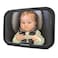 Dreambaby 360 Adjustable Baby Car Mirror Extra Wide Convex View ShatterResistant Acrylic Double Strap Headrest Mount Rear Facing Infant Backseat Mirror for Car