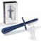 grabease Toddler Toothbrush DoubleSided Soft Silicone Bristles AntiChoke Shield Baby Toothbrush Finger Brush for 12 Months Navy 1 Count