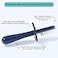 grabease Toddler Toothbrush DoubleSided Soft Silicone Bristles AntiChoke Shield Baby Toothbrush Finger Brush for 12 Months Navy 1 Count