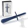 grabease Toddler Toothbrush DoubleSided Soft Silicone Bristles AntiChoke Shield Baby Toothbrush Finger Brush for 12 Months Navy 1 Count