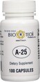 مكمل غذائي من Bio-Tech Pharmacal A25 فيتامين أ بالميتات، لتحسين البصر، وتعزيز المناعة، ونمو الخلايا، واستقلاب العظام، 100 كبسولة