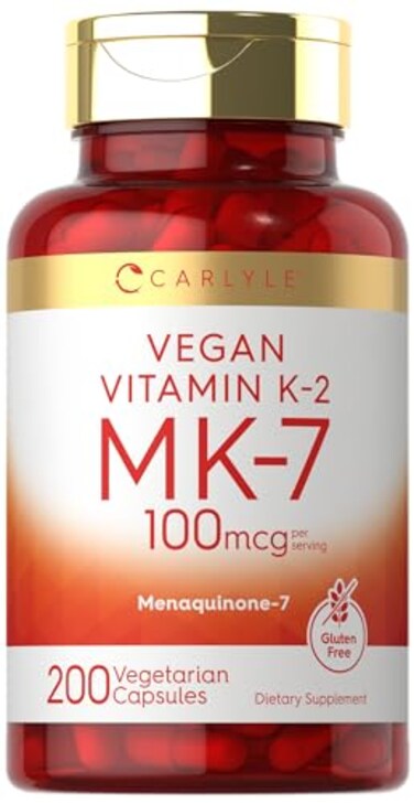 Carlyle MK7 Vitamin K2 100 mcg 200 Capsules
