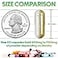 XPRS Nutra Size 00 Empty Capsules 100 Count Clear Empty Vegan Capsules Vegetarian Empty Pills DIY Vegetable Capsule Filling Veggie Pill Caps