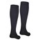NuVein Compression Socks 1520 mmHg Support for Men Padded Cushion Foot Knee High Closed Toe Black Medium