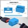MORLIKE LIVING Morlike Silicone Seatbelt Secure Buckle Safety Cover Lock BLUE22 PCAK