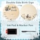 R HORSE Baby Birth Announcement Sign with Ind Pad for Hand and Footprints