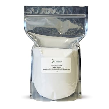 Soapeauty Dendritic Salt Premium Fine Grain Bath and Body Salt for Scrubs Exfoliants and Milk Baths High Absorption for Fragrance Oils and Essential Oils 5 lb