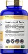 Carlyle LArginine 500 mg Capsules 240 Count Nitric Oxid Precursor
