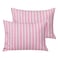 NTBAY Organic Cotton Toddler Pillowcases Super Soft Breathable Jersey Cotton Toddler Pillow Cases 13x18 Pillow Cases with Envelope Closure Pink Stripe