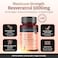 pureclinica 1000mg Resveratrol x 90 Tablets 3 Months Supply 10 x Strength with Black Pepper Extract for Faster Absorption