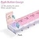 MOLN HYMY Weekly Pill Boxes and Organizer 2 Times a Day 7 Day AM PM Pill Case Two Week 14 Large Compartments Pill Dispenser to Hold Medication Vitamins PinkBlue