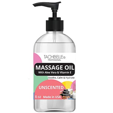 Tachibelle Professional Massage Oil for Soothing and Relieve Body Best Natural Therapy for a Warming Relaxing Calming Massage 8 fl oz Unscented