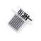 BIZALAMA Hearing aid Wax Guard Filter for phonak widex and Resound Wax Traps Hear Clear Cleaning kit Accessory 40 Filters Black